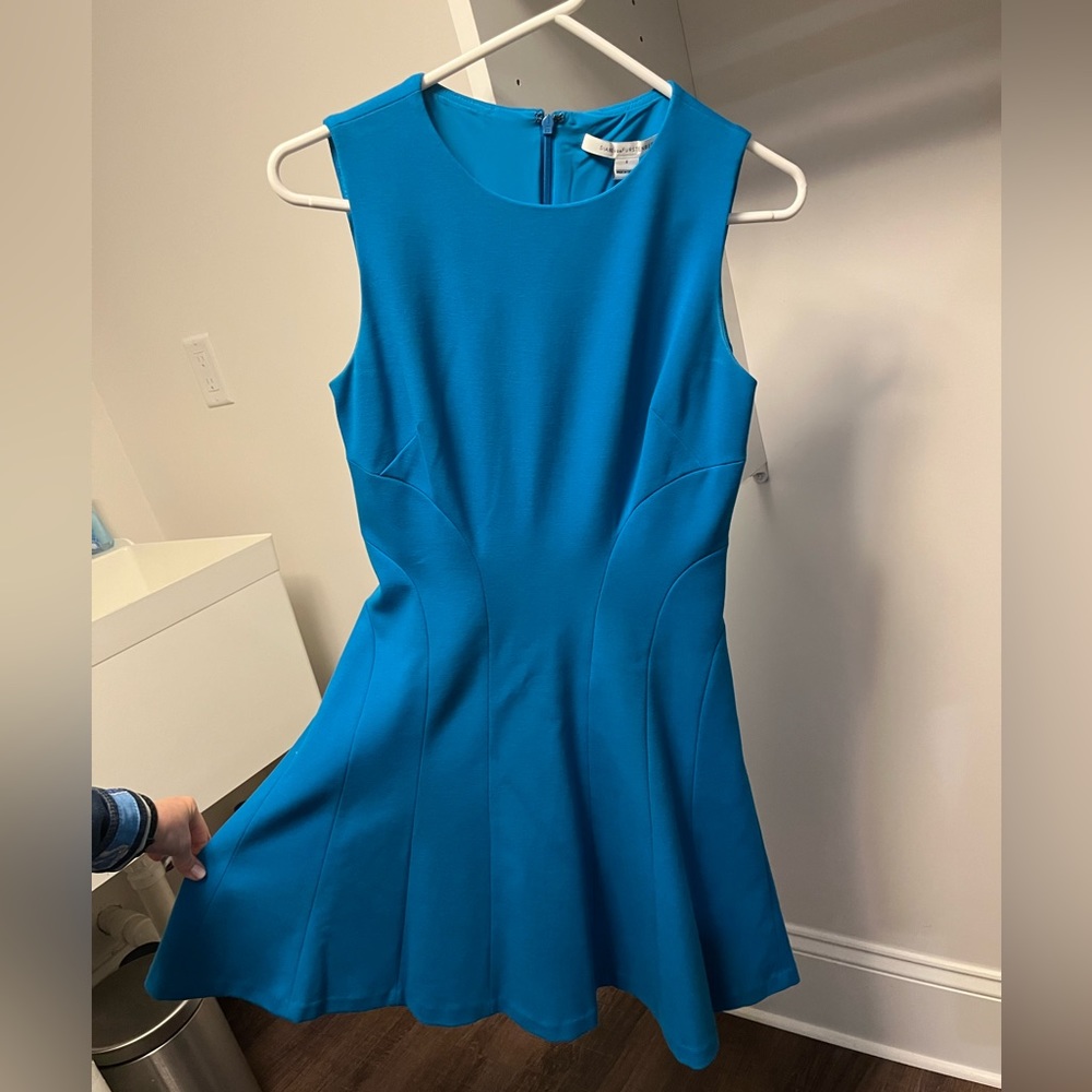 Aqua blue dress